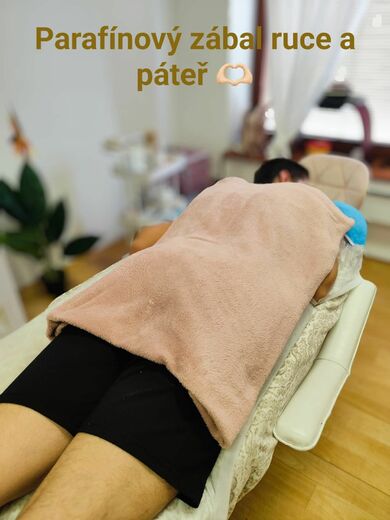 Parafínový zábal páteř a ruce